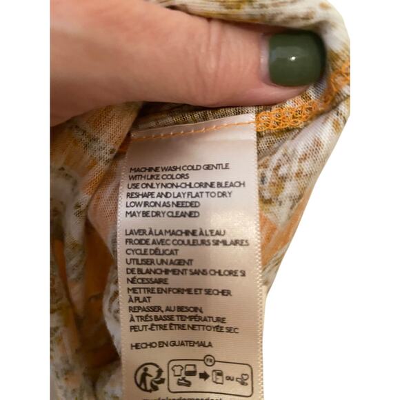 Maeve Anthropology Lion| Whimsical Animal Print T-shirt| Women's Size Small - Picture 5 of 5